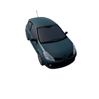 Lowpoly CAR 2_CYAN